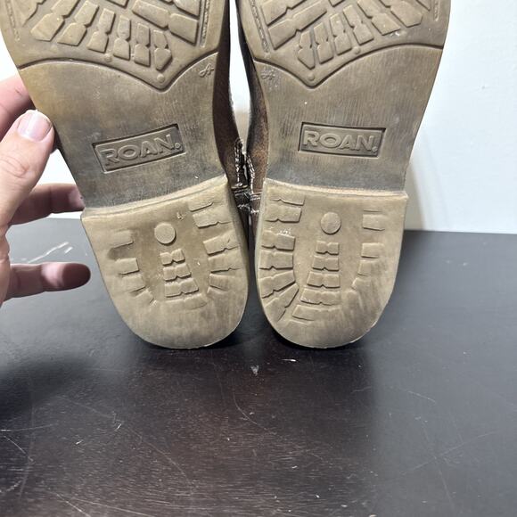 Men’s Roan Sz 10 Leather Crown Greenland Zip Up Boot Distressed‎
